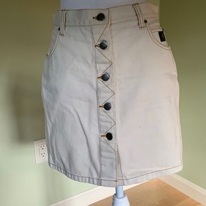 Harley Davidson off white skirt in perfect condition